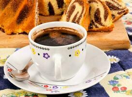 Traditional Turkish coffee photo