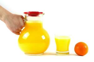 Orange fresh juice photo