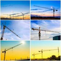 Crane site collage photo