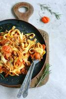 Bolognese mushrooms recipe photo