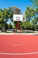 Basketball court with nobody photo