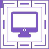 Monitor Unique Vector Icon