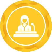 Lectern Unique Vector Icon