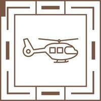 Helicopter Unique Vector Icon