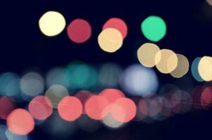 Vintage bokeh background photo