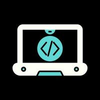 icono de vector de codificación