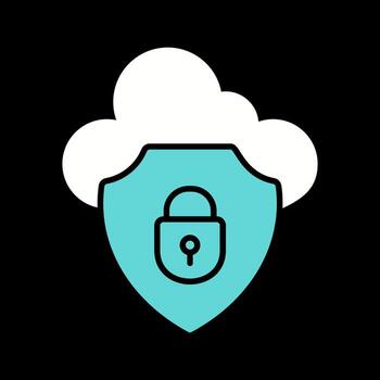 icono de vector de nube