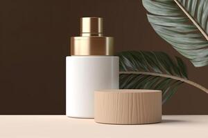 Cosmetic mockup AI Generate photo