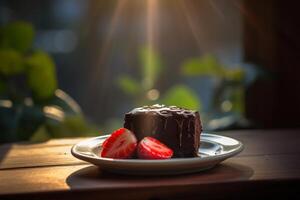 Delicious dessert AI Generate photo