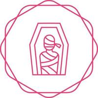 momia único vector icono