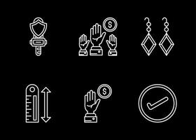 Auction Unique Vector Icon