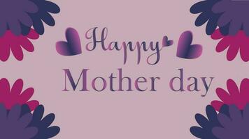 Pink color  Happy Mother's Day  Background free Vector. happy mothers day vector flower  frame background . happy mothers day floral typhography design  background.