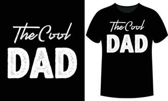 Father's Day Lettering Typography T-shirt Design. vector