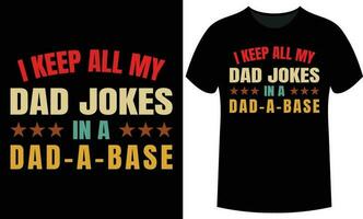 Father's Day Lettering Typography T-shirt Design. vector