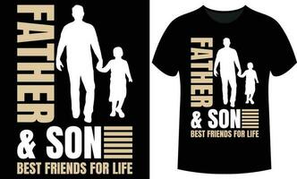 Dad day typography and lettering vector t shirt design.