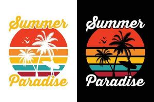 Summer t-shirt design, summer beach vacation t-shirts, summer surfing t-shirt vector design