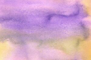 Watercolor pastel background. aquarelle colorful stains on paper. photo