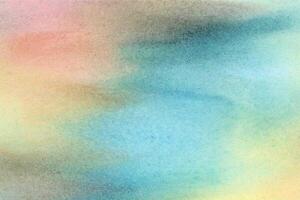 Watercolor pastel background. aquarelle colorful stains on paper. photo