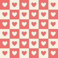 Valentine Repeat Heart Soft Background vector