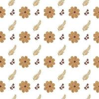 Abstract leaves pattern. abstract pattern. seamless pattern. Abstract flower pattern. seamless pattern vector