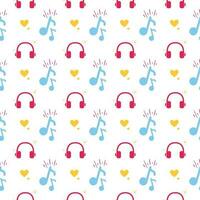 Musical Pattern design. Musical pattern. Music seamless pattern vector