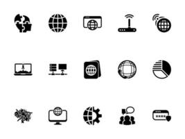 Simple vector icon on a theme communication, network, internet, society, rumors