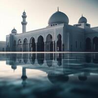 beautiful luxury mosque photo