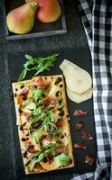 Flat bread sandwich photo