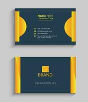 creative modern business card design template vector