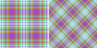 Plaid seamless vector. Textile texture check. Fabric background tartan pattern. vector