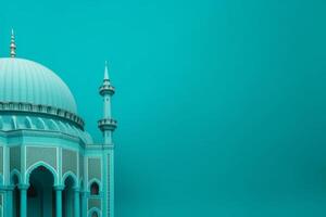 A mosque with a beautiful background photo