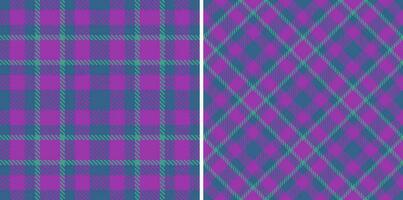Plaid pattern fabric. Check texture seamless. Vector tartan textile background.