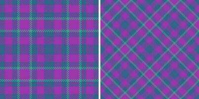 Plaid pattern fabric. Check texture seamless. Vector tartan textile background.