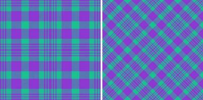Background tartan vector. Texture textile check. Seamless plaid pattern fabric. vector