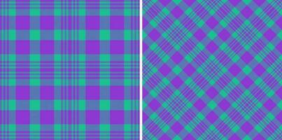 Background tartan vector. Texture textile check. Seamless plaid pattern fabric. vector