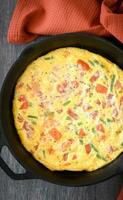 Quick vegetables frittata photo