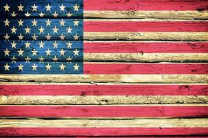 American flag background photo