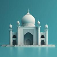 beautiful luxury mosque photo