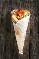 Tortilla wrap sandwich photo