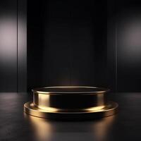 luxury podium for product presentation. Abstract background. photo