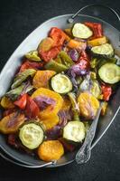 Fresh vegetables salad photo