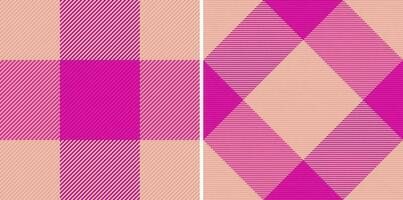 Plaid textile tartan. Fabric pattern texture. Vector seamless check background.