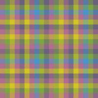 Tartan plaid textile. Vector texture fabric. Background pattern seamless check.