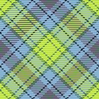 Textile background seamless. Pattern fabric vector. Plaid check texture tartan. vector
