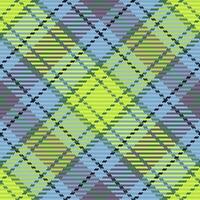 Textile background seamless. Pattern fabric vector. Plaid check texture tartan. vector