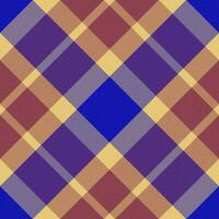 Plaid seamless tartan. Pattern textile vector. Texture fabric background check. vector