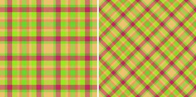 Fabric tartan pattern. Background check plaid. Texture vector seamless textile.