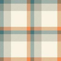 Plaid seamless pattern. Check fabric texture. Vector textile print.