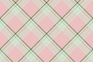 Tartan plaid background, diagonal check seamless pattern. Vector fabric texture for textile print, wrapping paper, gift card, wallpaper.