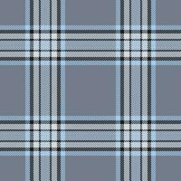 Plaid seamless pattern. Check fabric texture. Vector textile print.